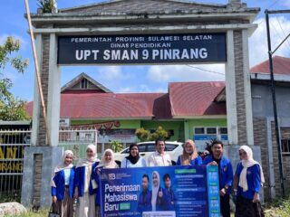 UNMUH Barru Perluas Jangkauan Pendidikan Tinggi melalui Sosialisasi PMB di SMAN 9 Pinrang